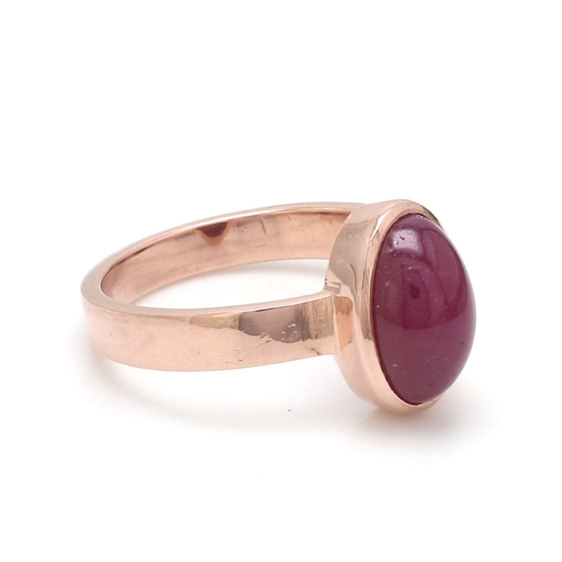 14k Diamond and Oval Ruby Ring – FERKOS FJ